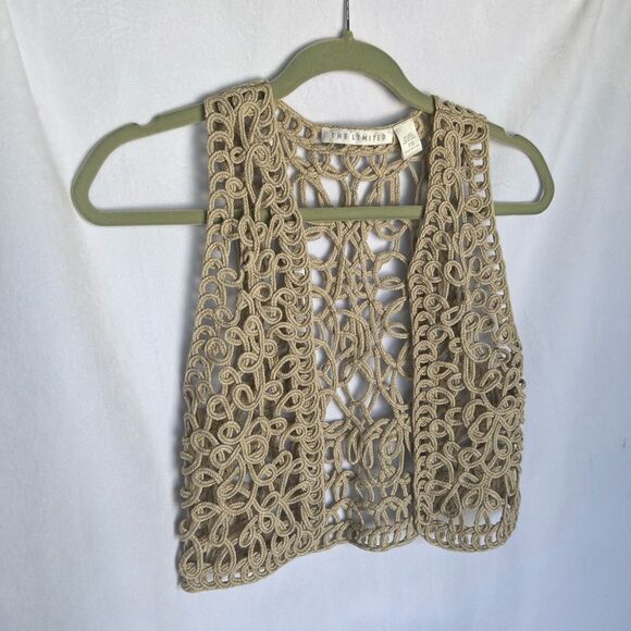The Limited Linen Blend Knit Vest size Small - Picture 5 of 5